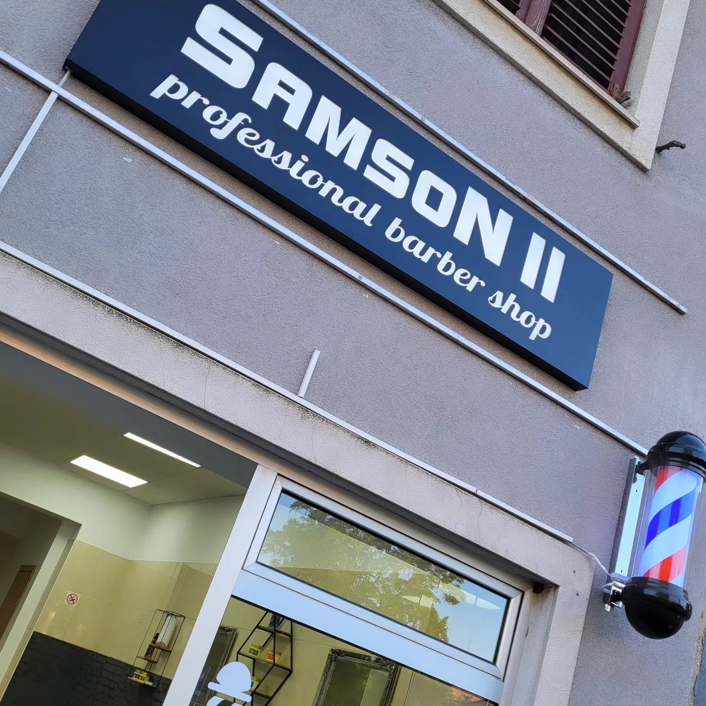 Vanjski izgled poslovnice Barbershop Samson II u Zadru